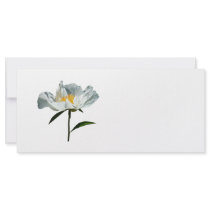 White Poppy Profile rack cards
