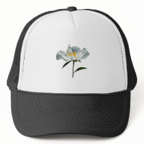 White Poppy Profile hats