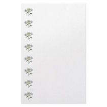 White Poppy Profile stationery