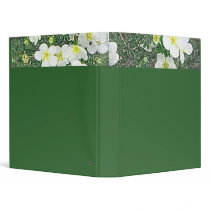 White potentilla flower binder