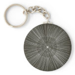 White Pulsating Strokes on Black keychains