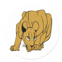 White Puma Cougar Panther Mountain Lion stickers by WhiteTiger_LLC White Puma Cougar Panther Mountain Lion stickers