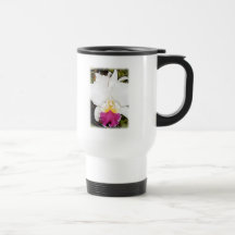 White & Purple Cattleya Coffee Mug