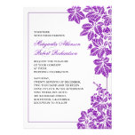 white & purple damask vineyard wedding invitations invitations