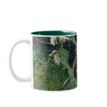 White & Purple Lisa Flower Coffee Mug