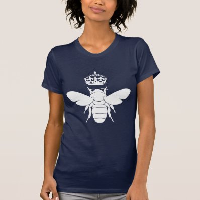 White Queen Bee Logo...Are You A Queen Bee? T-shirts