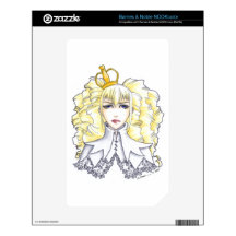 White Queen Skins For The NOOK Color