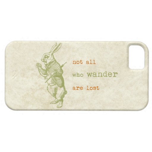 White Rabbit, Alice in Wonderland iPhone 5 Cases