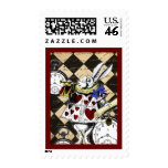 White Rabbit Alice in Wonderland Postage