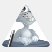 White rabbit and magic hat 2012 D3.jpg Stickers