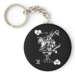 White Rabbit B Keychain
