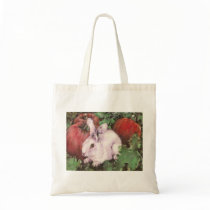 White Rabbit Bag by NajArt White Rabbit Bag