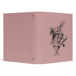 White Rabbit 3 Ring Binder