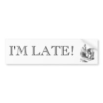 White Rabbit bumper stickers