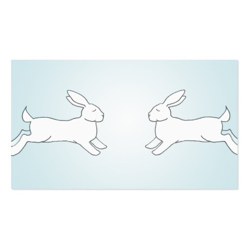 White Rabbit Business Cards (back side)