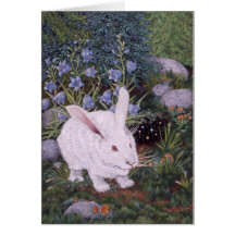 White Rabbit, by Darlene P. Coltrain Cards