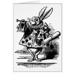 White Rabbit from Alice in Wonderland cards
