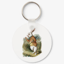 White Rabbit from Alice in Wonderland keychains