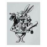 White Rabbit Herald Prom Bid Invite