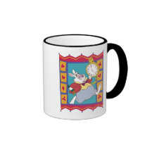 White Rabbit in Suited Frame Disney Coffee Mug