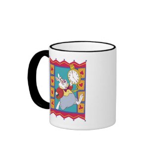 White Rabbit in Suited Frame Disney mug