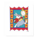 White Rabbit in Suited Frame Disney print