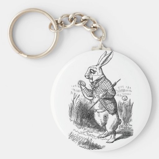 White Rabbit Key Chains