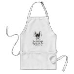 White rabbit logo a, Cookin' Up The Watchtower aprons