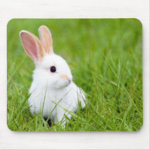 White Rabbit Mousepad