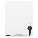 White Rabbit n Tie Design Customized Letterhead