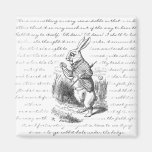 White Rabbit - Oh Dear! Oh Dear! I shall be Late! Refrigerator Magnets