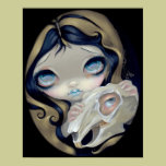 White Rabbit Resurrected ART PRINT gothic Alice