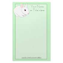 White Rabbit Stationery by Customizables White Rabbit Stationery