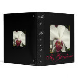 "White Raspberry Orchid" Binder