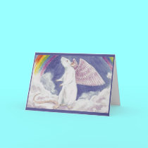 White Rat Angel cards