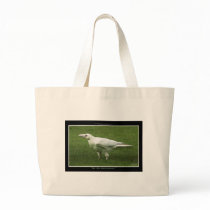WHITE RAVEN bags by RavenSpiritPrints WHITE RAVEN bags