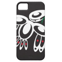 White Raven iPhone 5 Covers