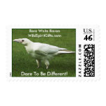 WHITE RAVEN postage