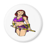 White Redhead Amazon magnets