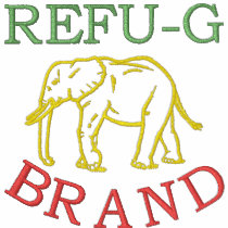 WHITE REFU-G BRAND (no quote) embroidered shirts by jimmy_boi WHITE REFU-G BRAND (no quote) embroidered shirts