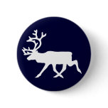White Reindeer Pin