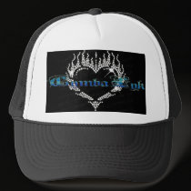 White Rhinestone Heart Baseball Tr... - Customized hats by MistaSCARY White Rhinestone Heart Baseball Tr... - Customized hats