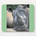 White Rhino Mouse Pad