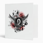 White Ribbon And Wings Bone Cancer Binders