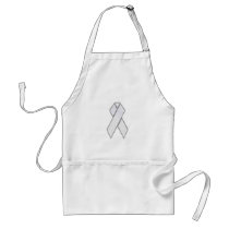 White Ribbon Apron