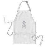 White Ribbon Apron