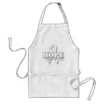 White Ribbon - Hope - Right to Life Apron