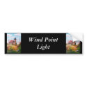 White River Light Bumper Sticker bumper stickers