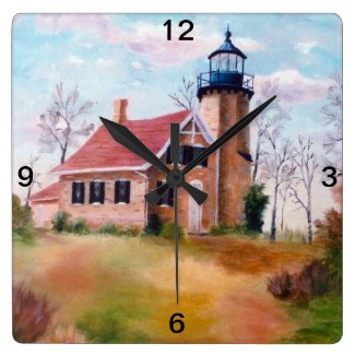 White River Lighthouse Wall Clock