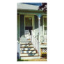 White Rocking Chairs Picture Card